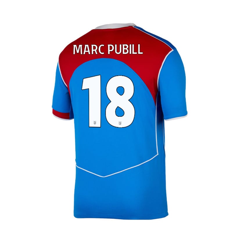 Marc Pubill 18 Atlético Madrid 25/26 Third Men Jersey - Blue/Red