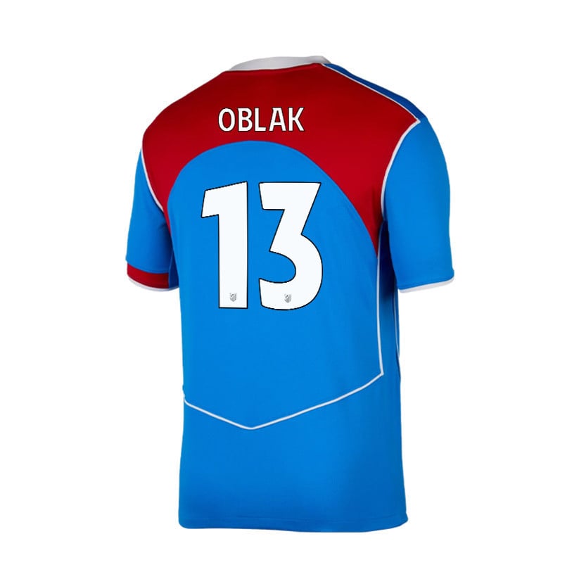 Jan Oblak 13 Atlético Madrid 25/26 Third Men Jersey - Blue/Red