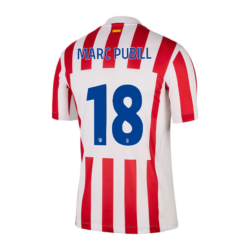 Marc Pubill 18 Atlético Madrid 25/26 Home Men Jersey - Red/White