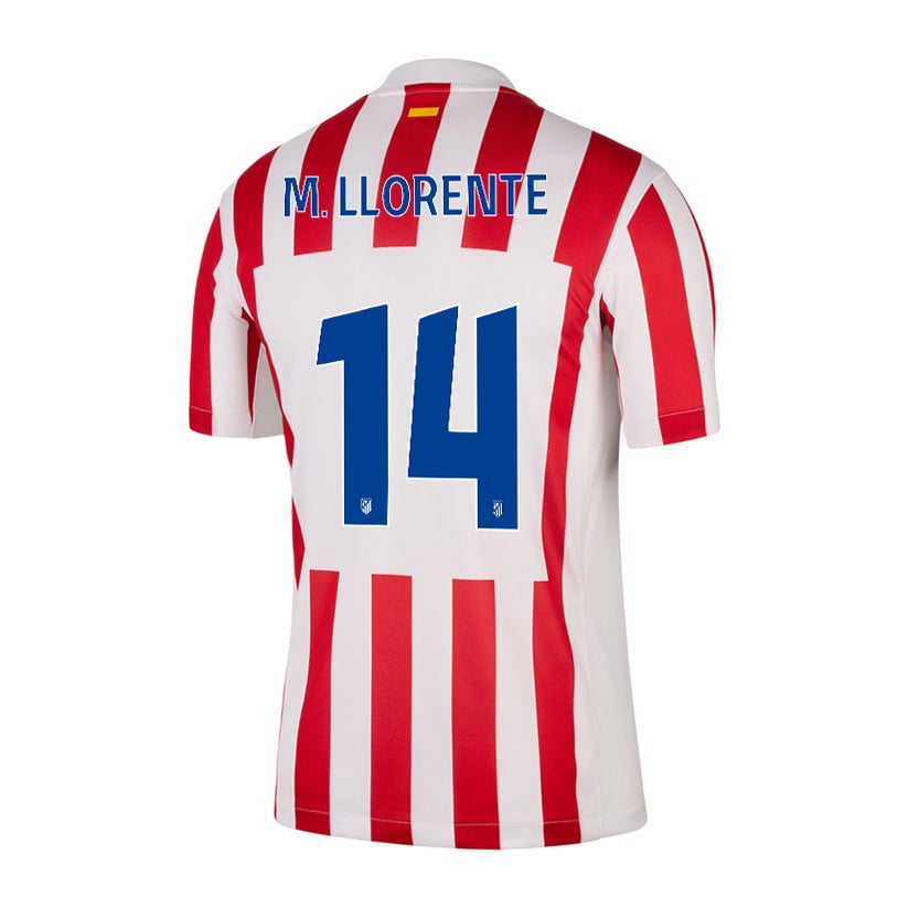 Marcos Llorente 14 Atlético Madrid 25/26 Home Men Jersey - Red/White