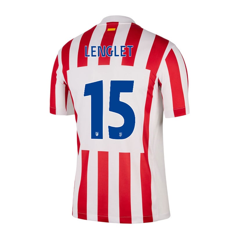 Clément Lenglet 15 Atlético Madrid 25/26 Home Men Jersey - Red/White