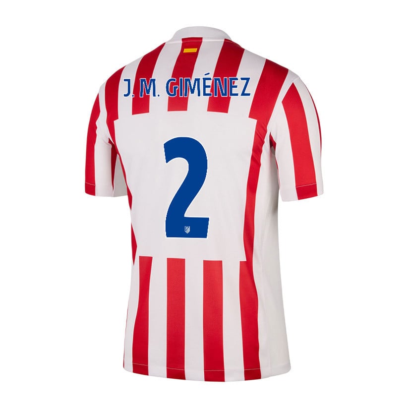 José Maria Giménez 2 Atlético Madrid 25/26 Home Men Jersey - Red/White
