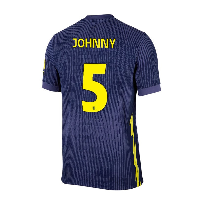 Johnny Cardoso 5 Atlético Madrid 25/26 Away Men Jersey - Navy/Yellow