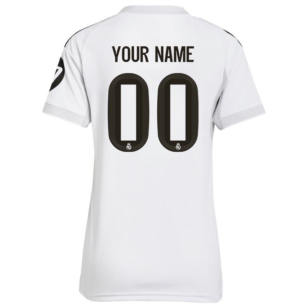Real Madrid 25/26 Personalized Home Women Jersey - White