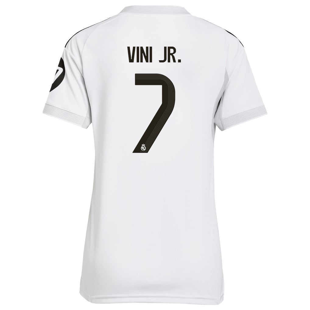 Vinícius Júnior 7 Real Madrid 25/26 Home Women Jersey - White