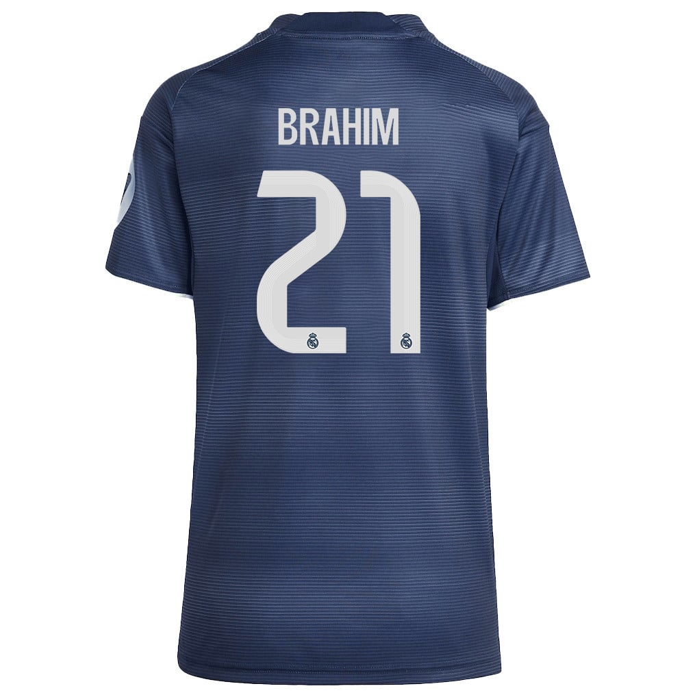 Brahim Díaz 21 Real Madrid 25/26 Away Women Jersey - Lengend Ink