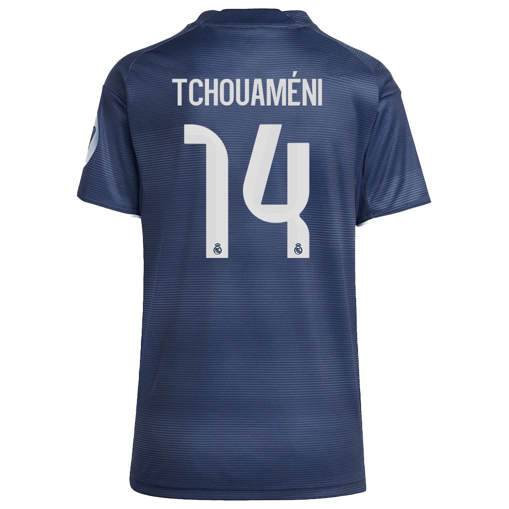 Aurélien Tchouaméni 14 Real Madrid 25/26 Away Women Jersey - Lengend Ink