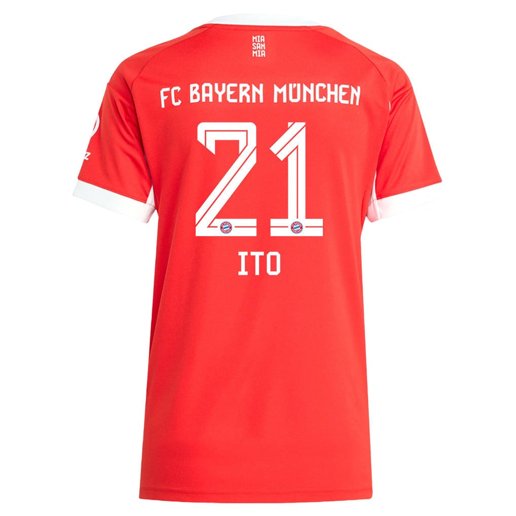 Hiroki Ito 21 Bayern Munich 25/26 Home Women Jersey - Red