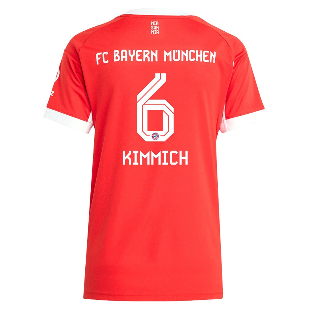 Joshua Kimmich 6 Bayern Munich 25/26 Home Women Jersey - Red