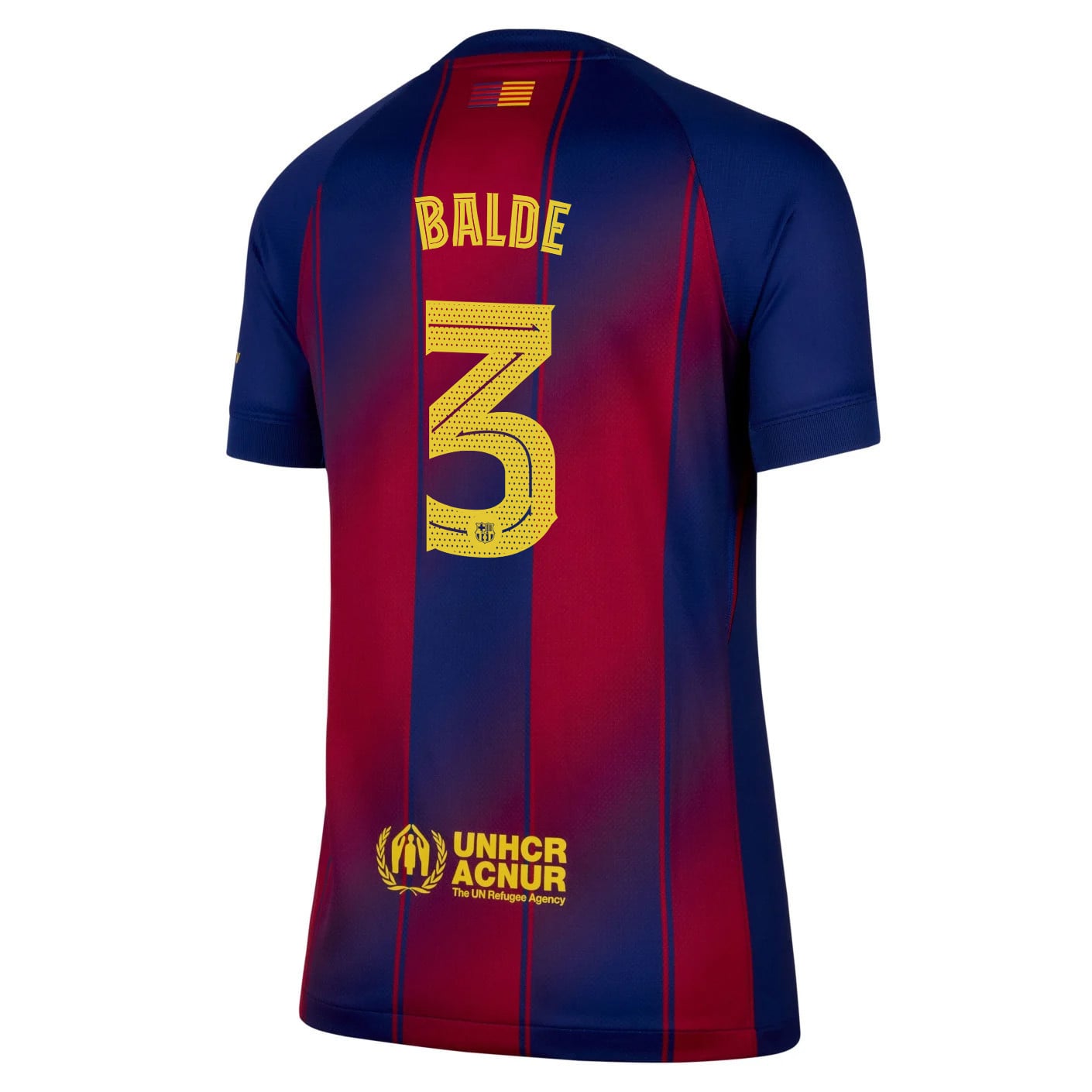 Alejandro Balde 3 Barcelona 25/26 Home Women Jersey - Navy