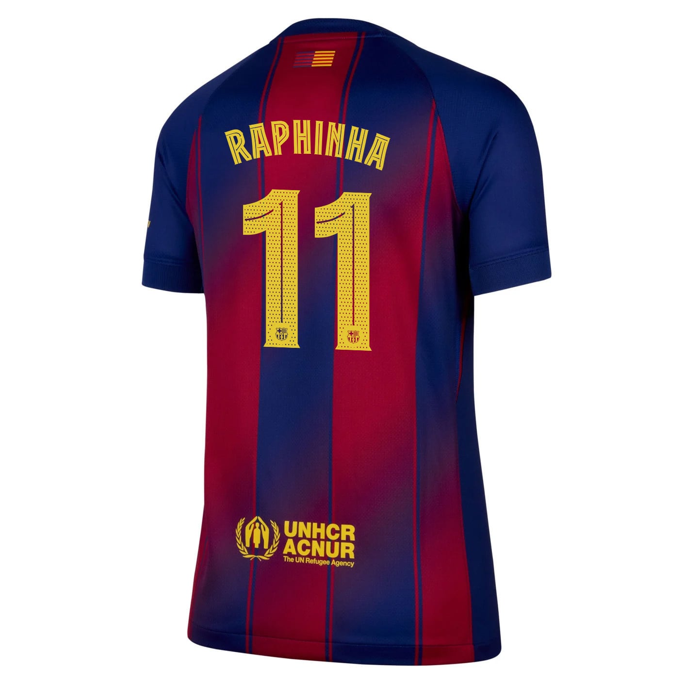 Raphinha 11 Barcelona 25/26 Home Women Jersey - Navy