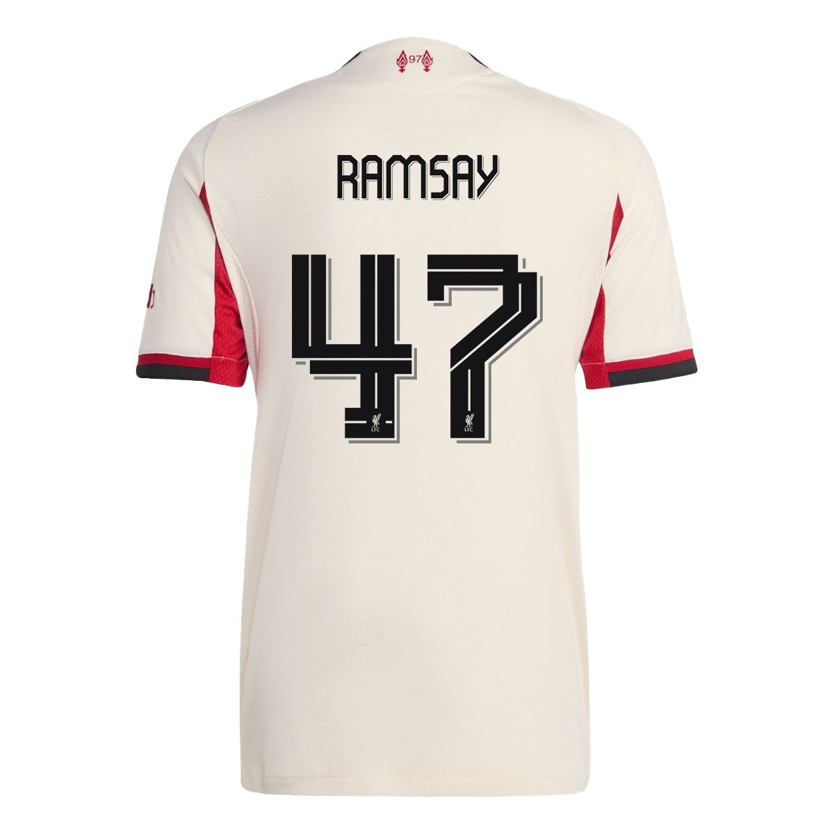 Calvin Ramsay 47 Liverpool 25/26 Away Women Jersey - Off-white