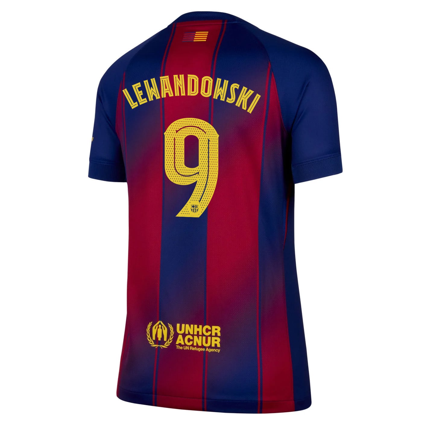 Robert Lewandowski 9 Barcelona 25/26 Home Women Jersey - Navy