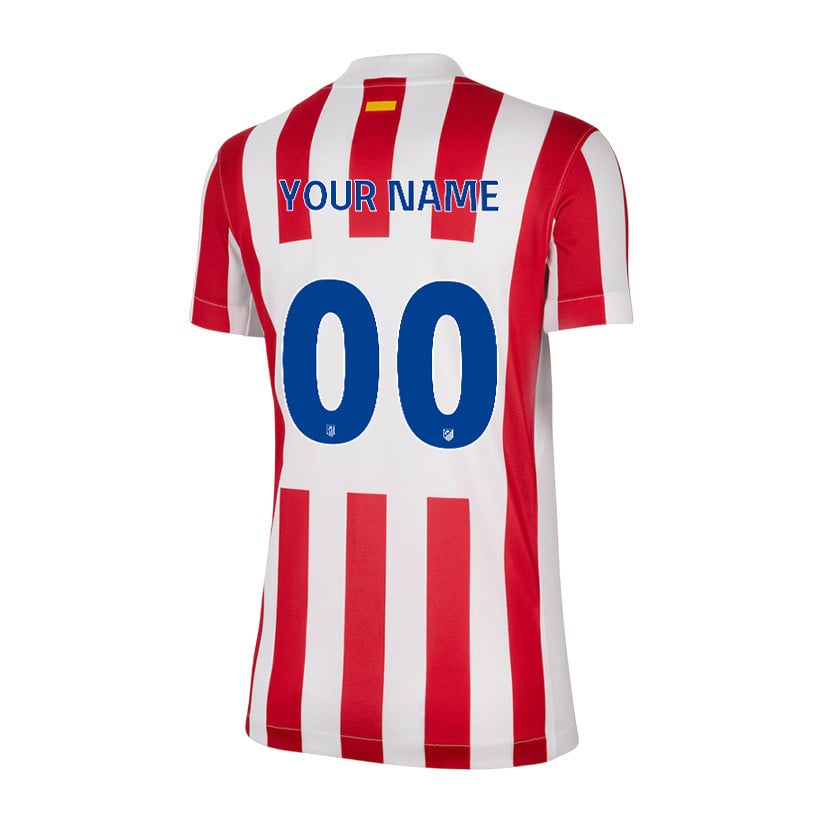 Atlético Madrid 25/26 Personalized Home Women Jersey - Red/White