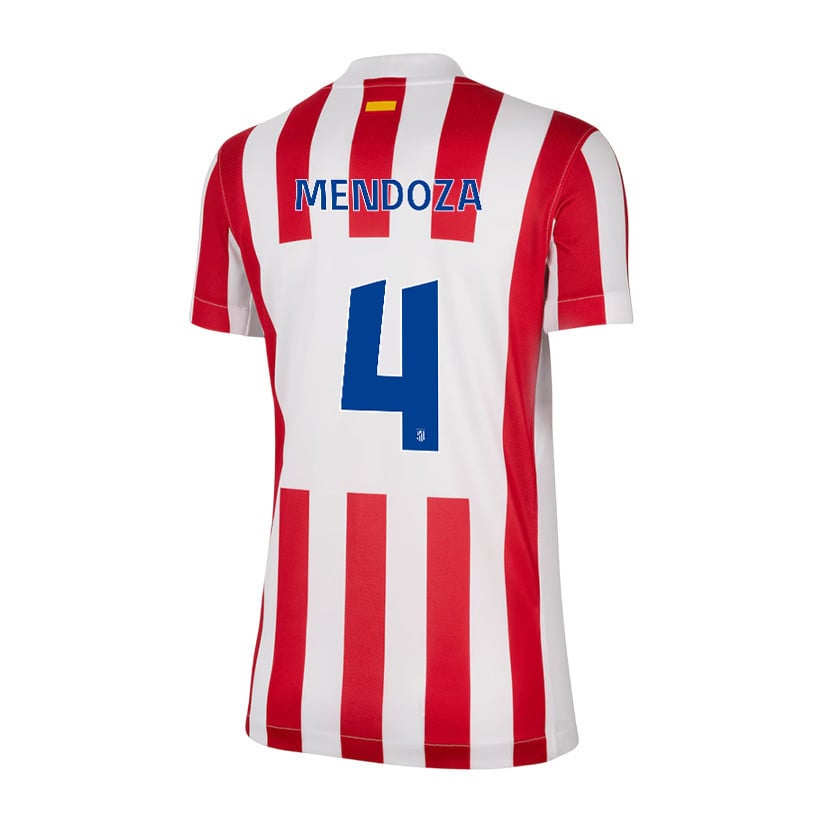 Rodrigo Mendoza 4 Atlético Madrid 25/26 Home Women Jersey - Red/White