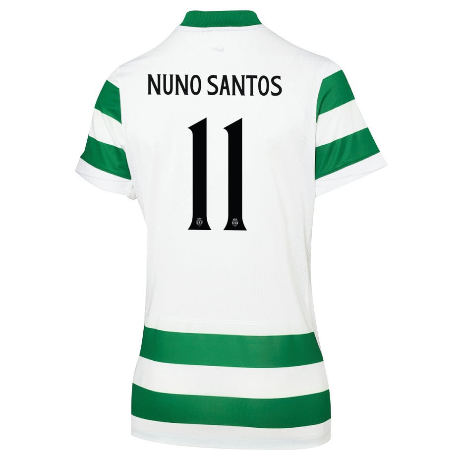 Nuno Santos 11 Sporting CP 25/26 Home Women Jersey - Green/White