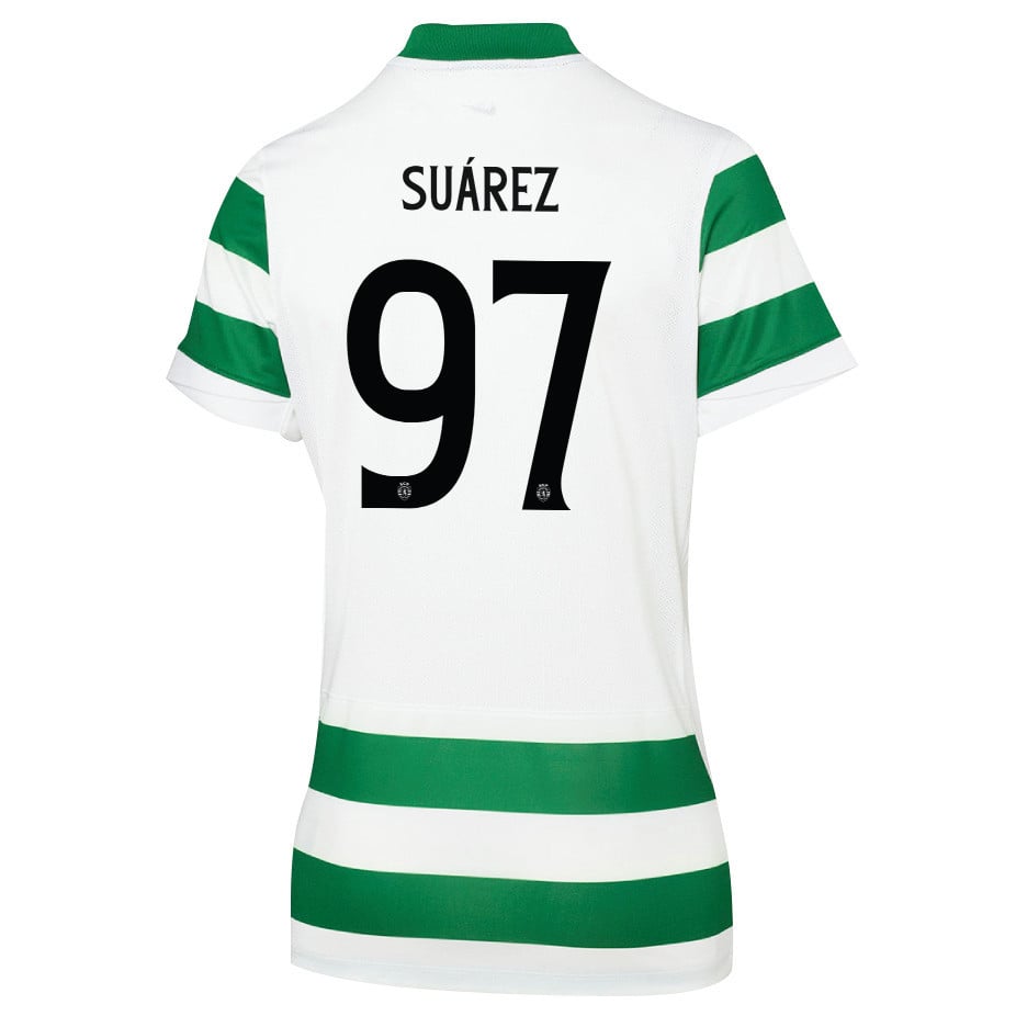 Luis Suárez 97 Sporting CP 25/26 Home Women Jersey - Green/White