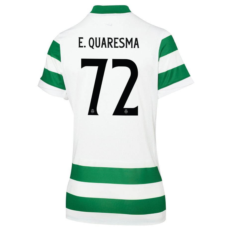 Eduardo Quaresma 72 Sporting CP 25/26 Home Women Jersey - Green/White