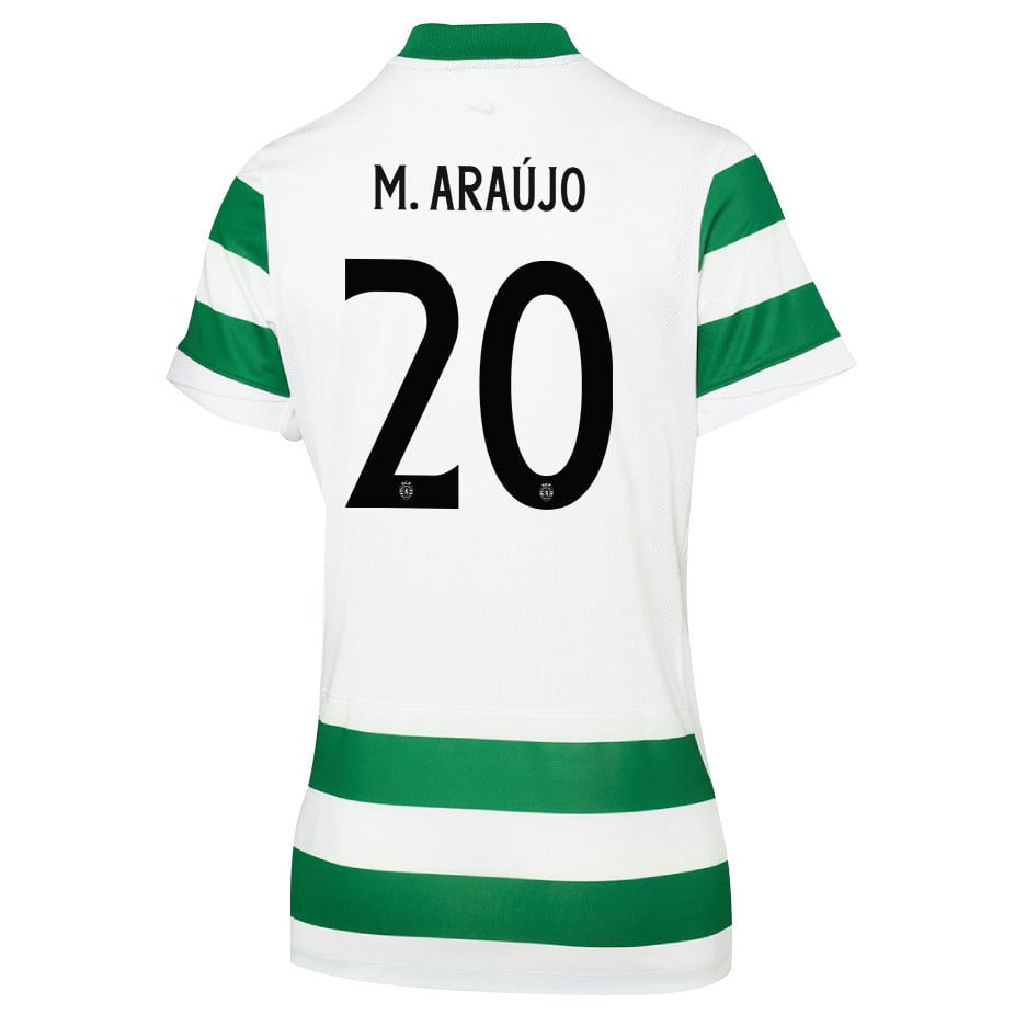 Maximiliano Araújo 20 Sporting CP 25/26 Home Women Jersey - Green/White