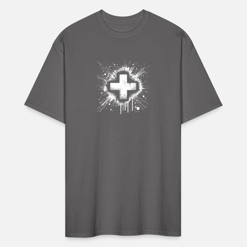 Grunge Swiss Cross