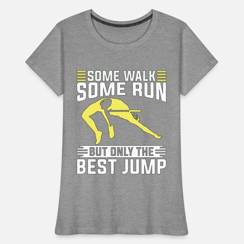 High Jump Some Walk Some Run But Athletics Running