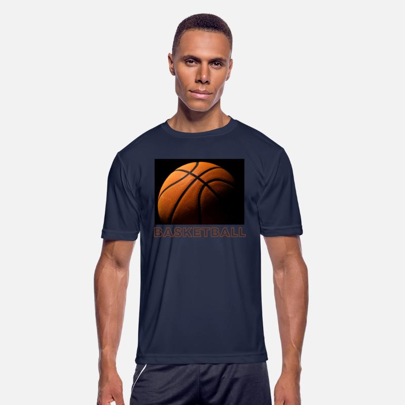 Illustrated Basketball Sports T Shirt