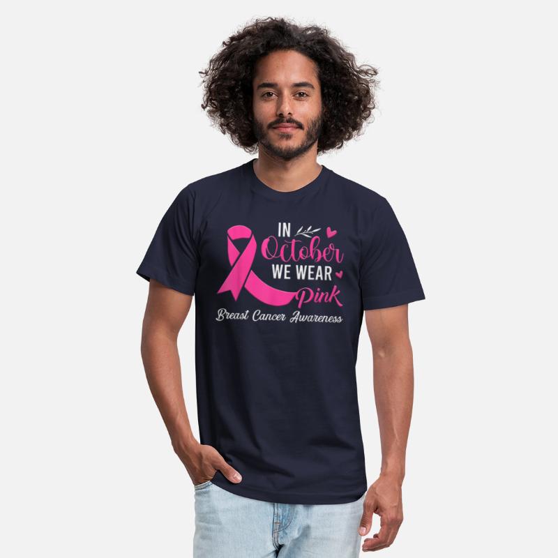 In October We Wear Pink Warrior Breast Cancer Awar
