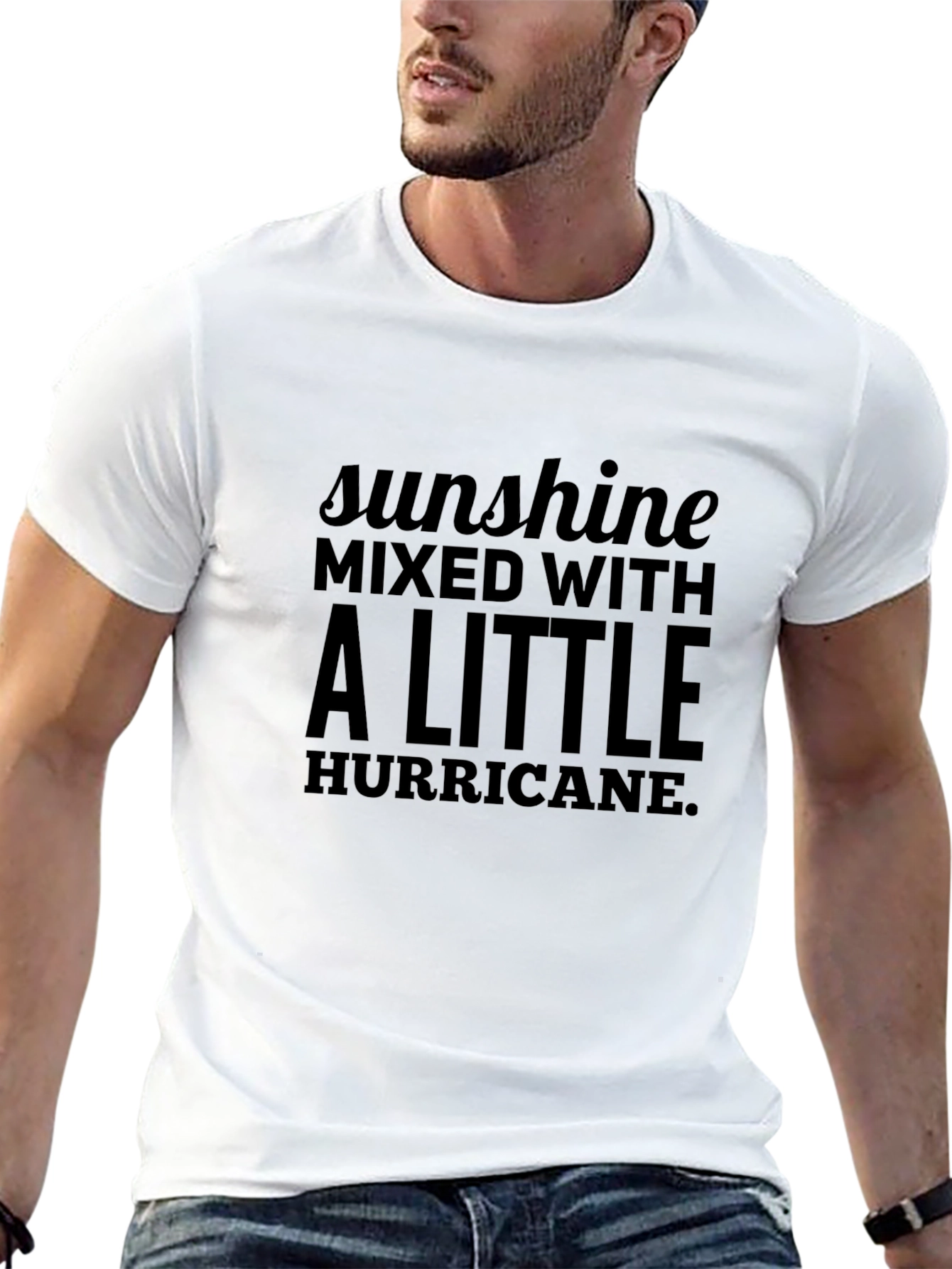 Sunshine Hurricane Black Graphic Tee