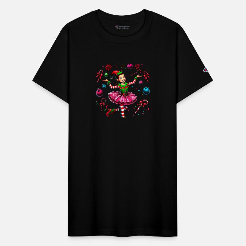 Juggling Elf: Tutu, Ornaments & Candy Cane Confet