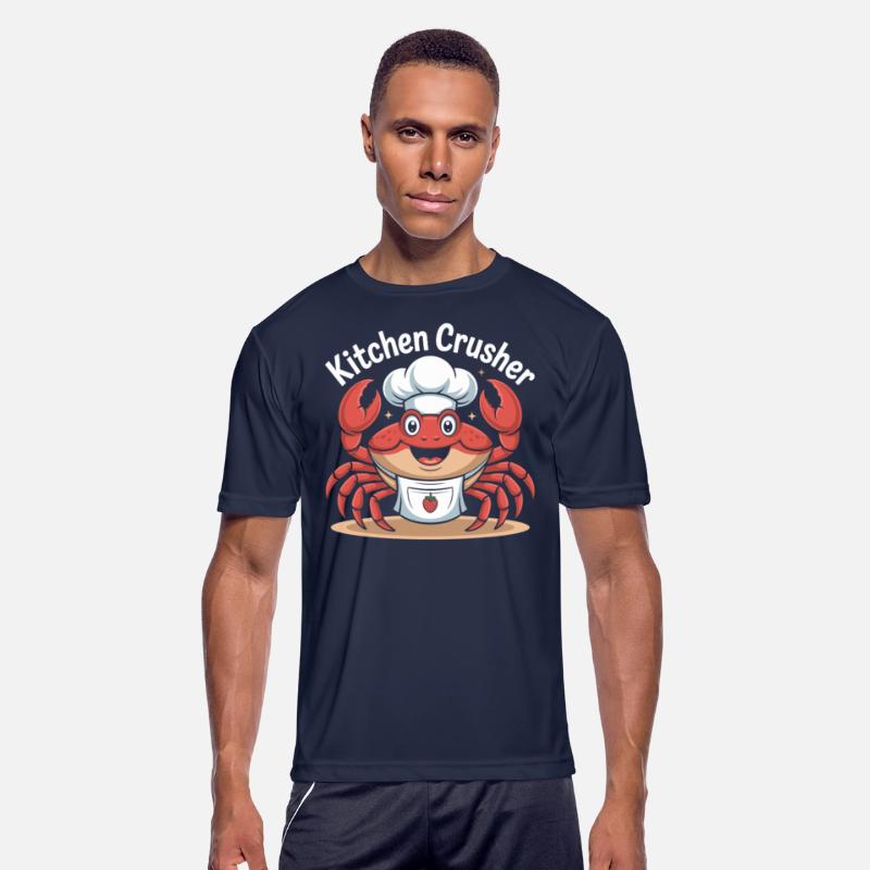 Kitchen Crusher Chef Job Crab Design Culinary Fun