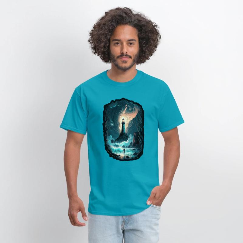 Lighthouse Sea Surreal Water Trend Mystical