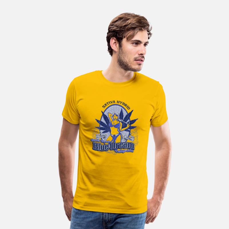 Marijuana Blue Strain Sexy Girl T Shirt