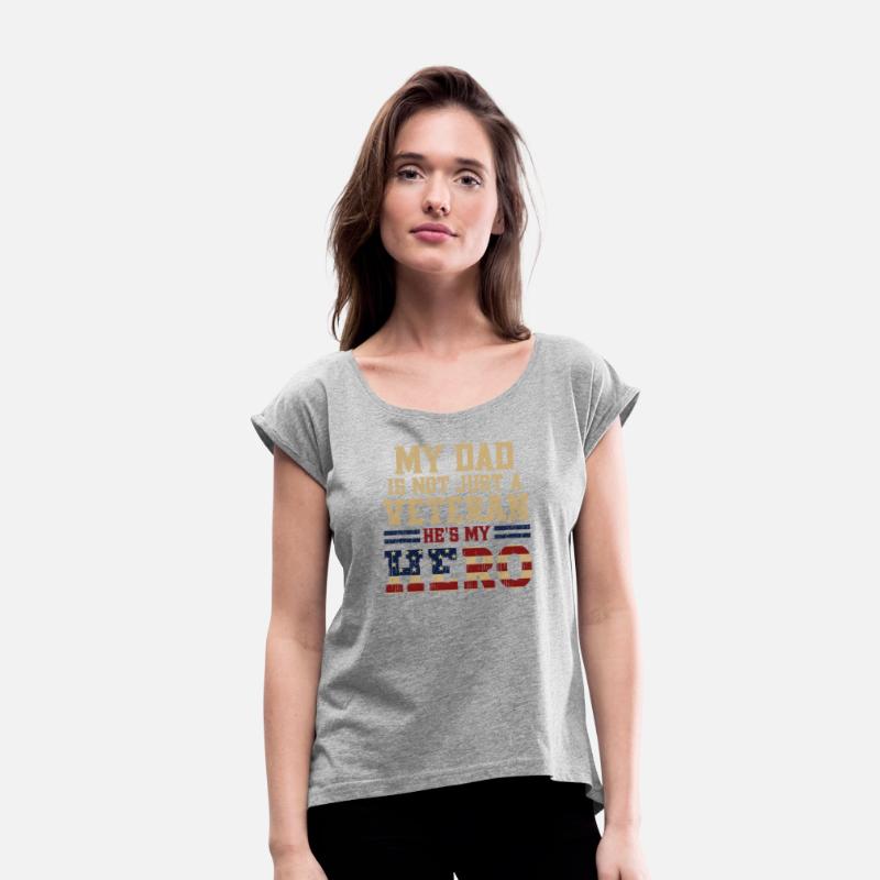 Military Family Veteran Support My Dad USA Flag