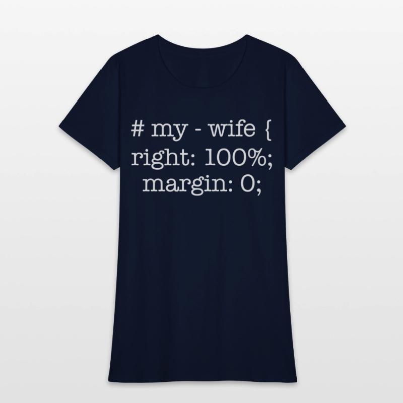 My Wife 100% Right Funny Husband Couple Fiancée