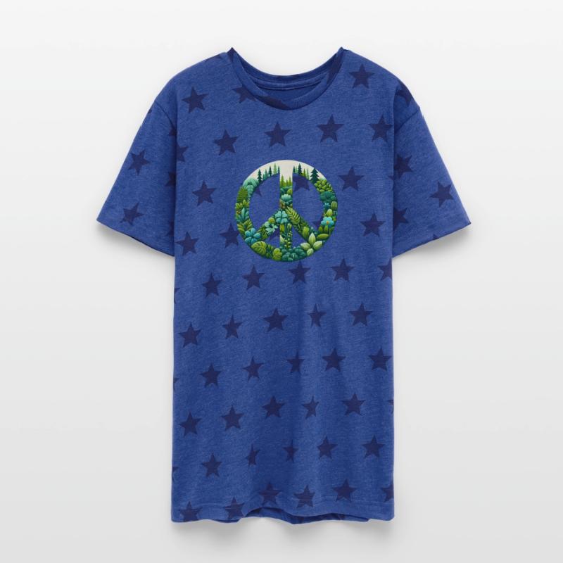 Nature-Inspired Peace Symbol Design