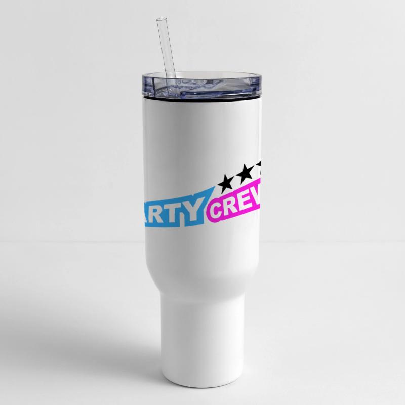 Party Crew Team Fun Friends Group Member Text Logo