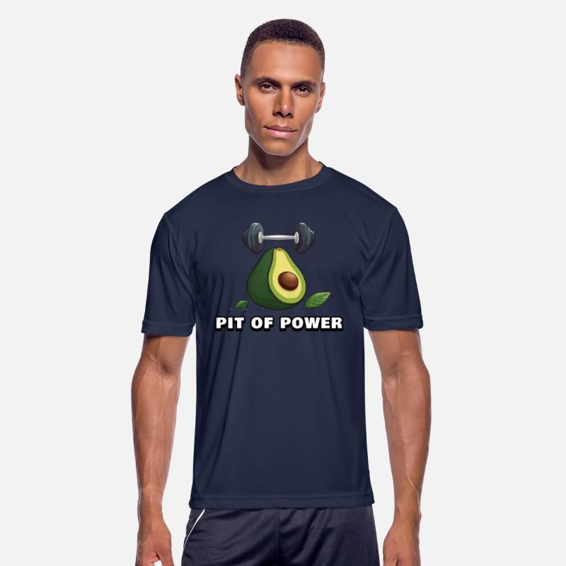 Pit of Power Avocado Gym TShirt