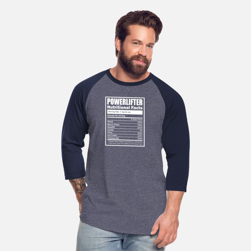 Powerlifter Nutritional Facts - Funny Powerlifting