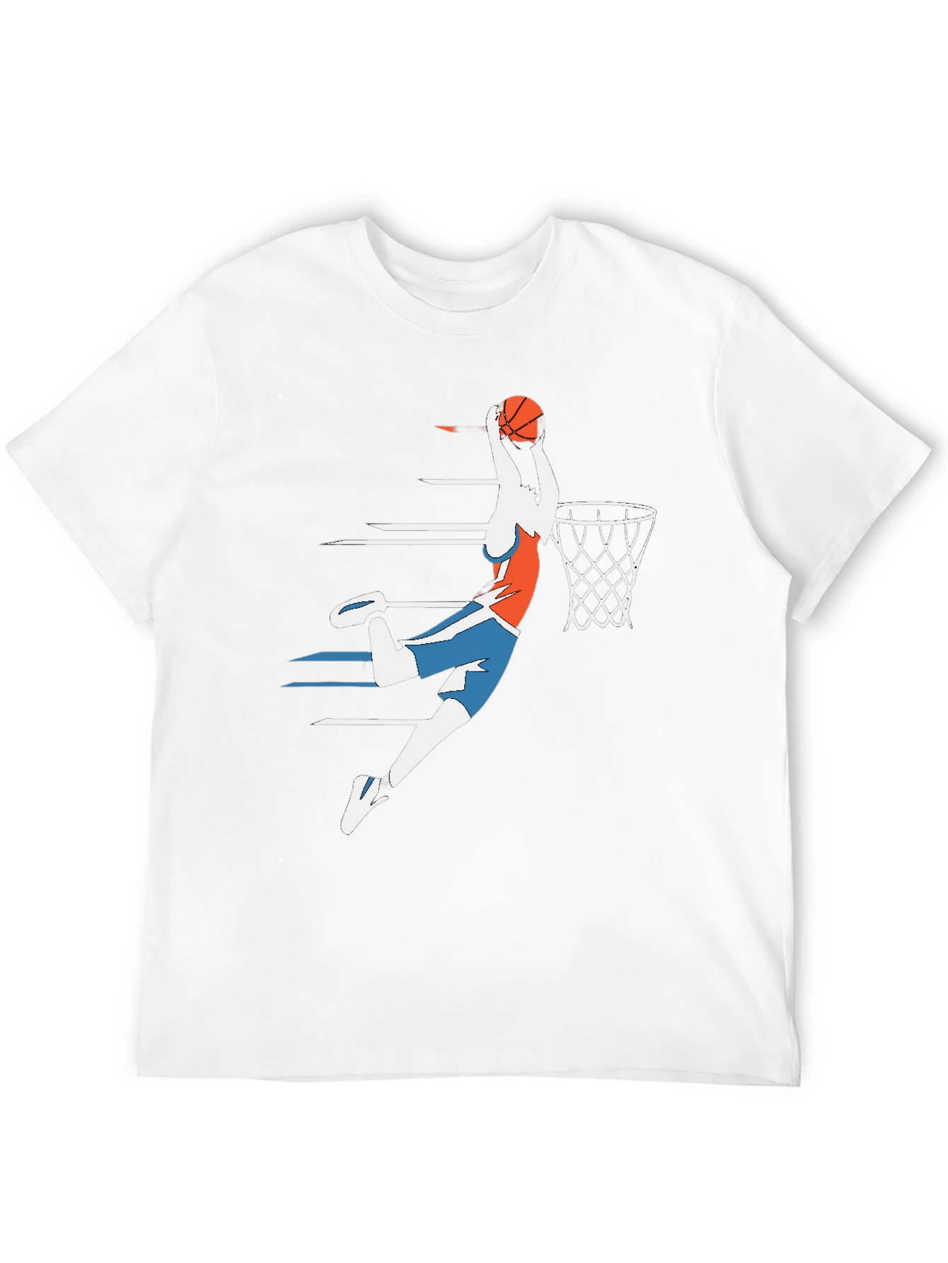 Basketball Slam Dunk Graphic Tee