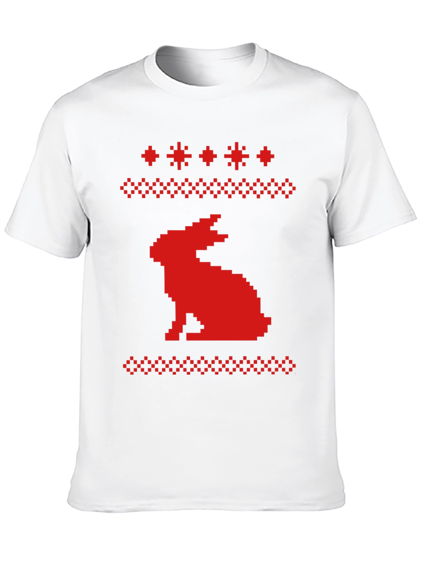 Pixelated Rabbit Graphic Tee