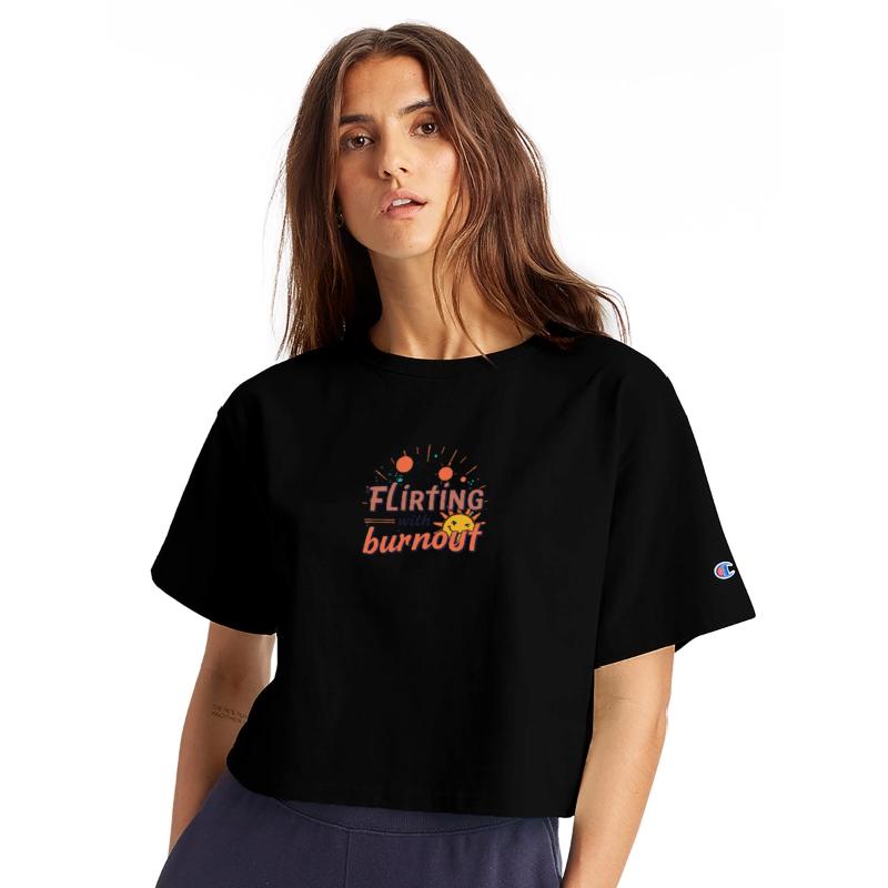 Retro Aesthetic T-Shirt | Flirting with Burnout