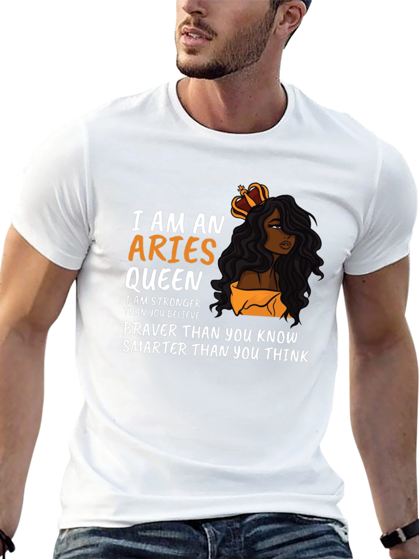 Aries Queen Graphic T-Shirt - Zodiac Sign Tee