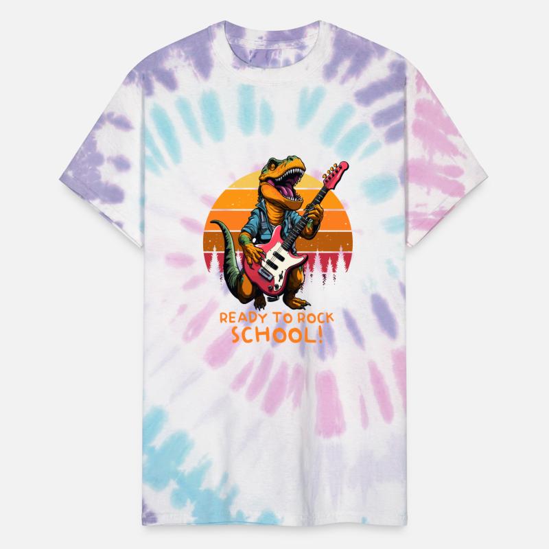 School Child School Start Retro Dino T-rex