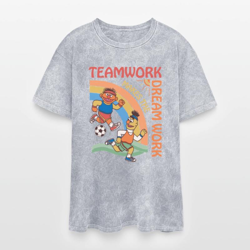 Sesame Street Design Teamwork With Ernie And Bert