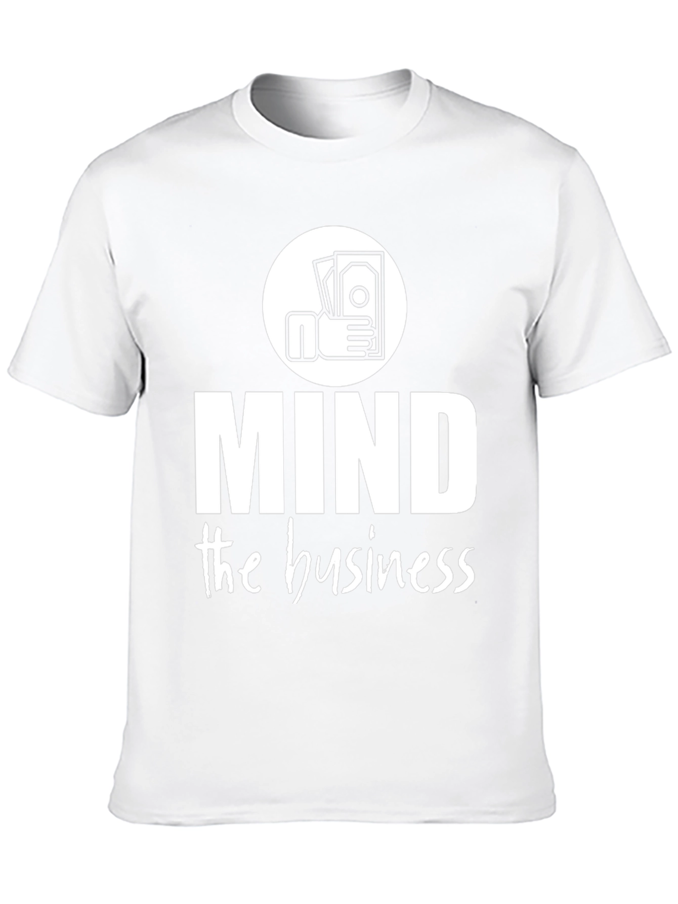 Mind the Business Graphic Tee - Black Cotton Shirt