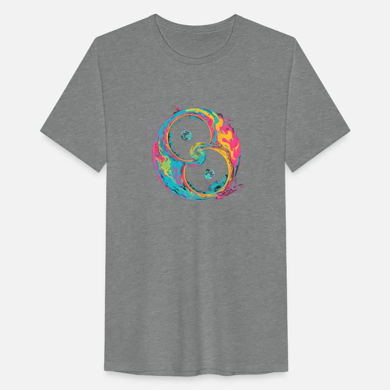 Trippy Yin Yang Abstract