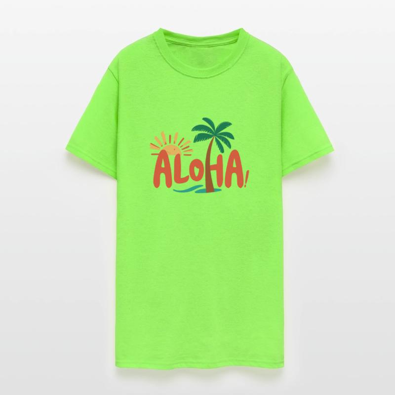 Tropical Aloha Beach Tee | Relaxing Island Shirt