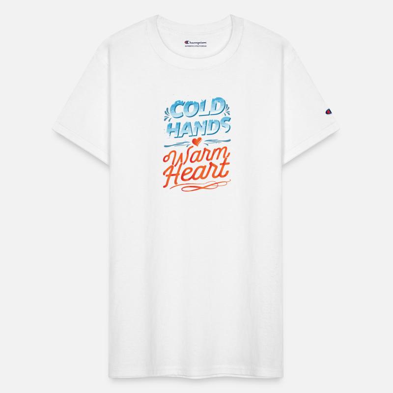 Typography for winter Cold hands warm heart