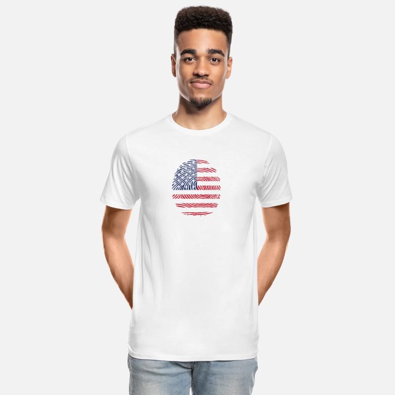 Usa flag fingerprint
