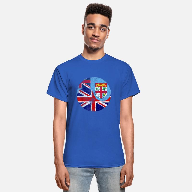 Vintage British Fijian Flags UK and Fiji Tee